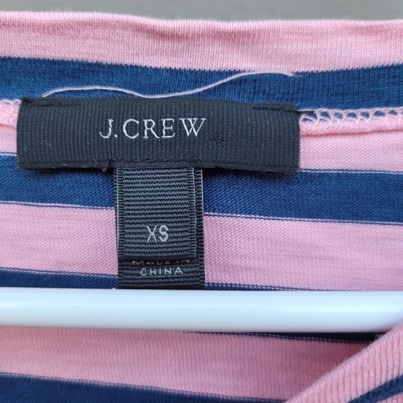 J. Crew Boatneck Stripe Top - Picture 7 of 8